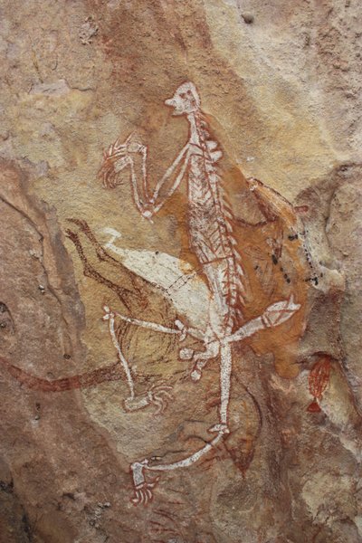 Spirit Figure on Ceiling by Unbekannt Unbekannt